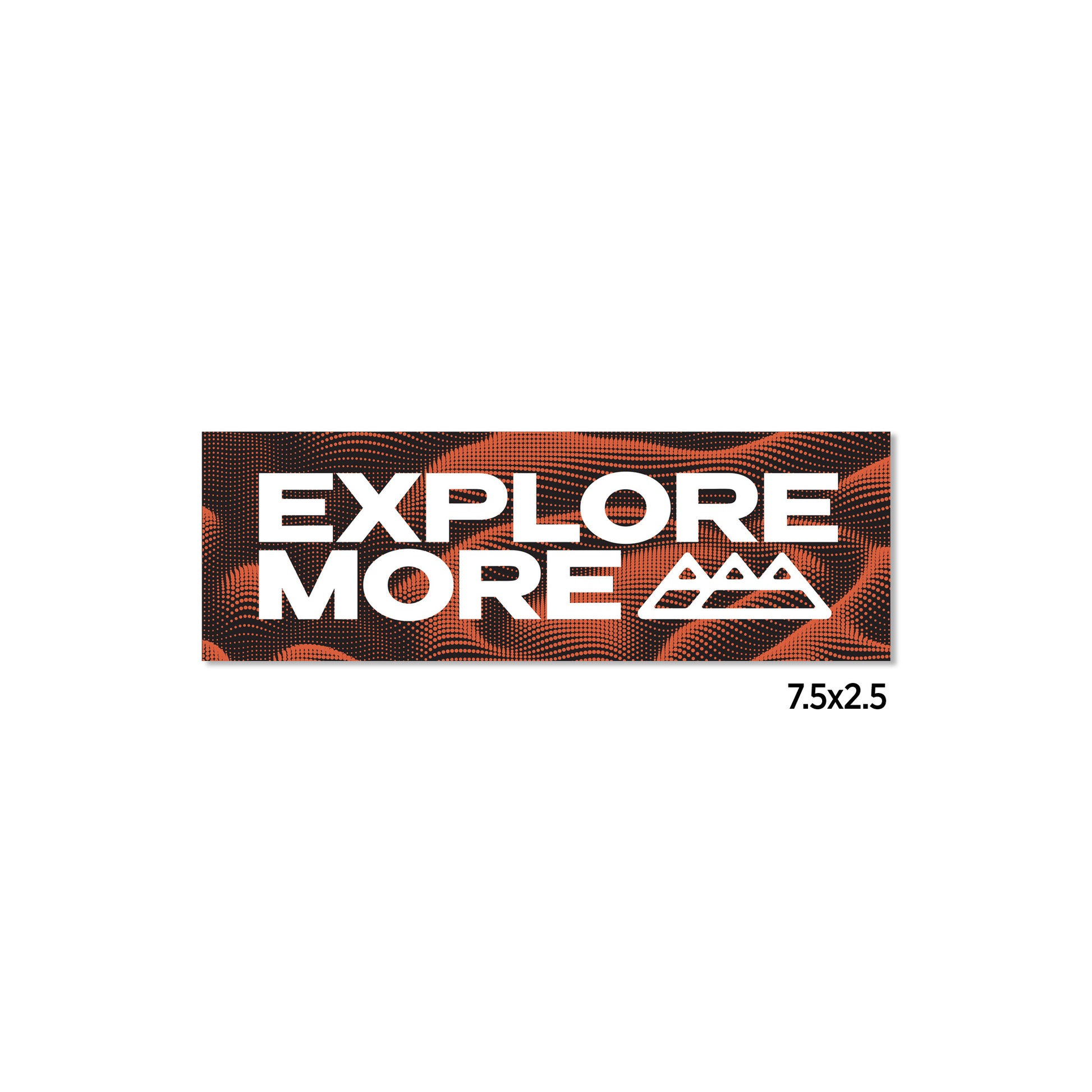 Explore More - Bumper Stickers - Orange