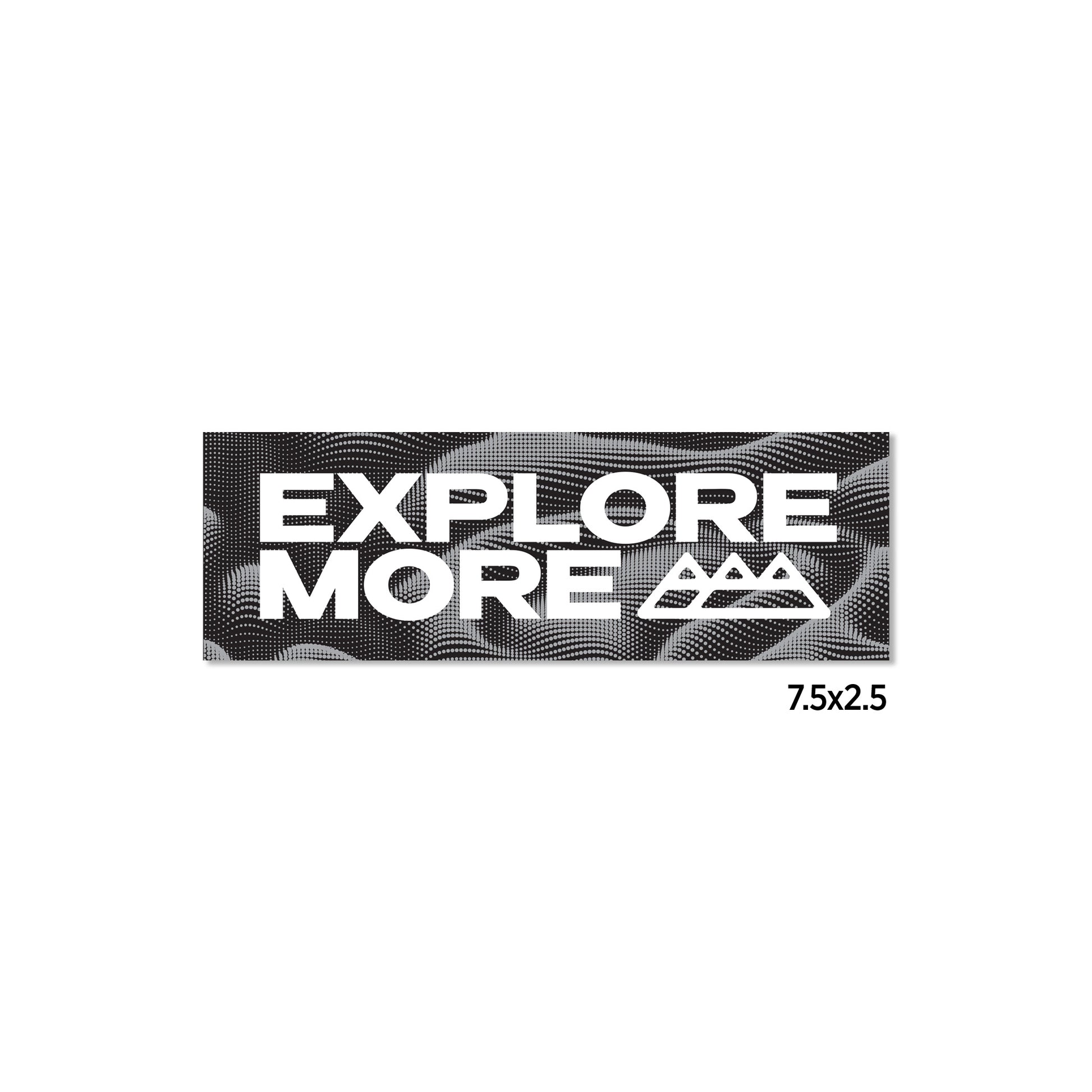 Explore More - Bumper Sticker - Gray