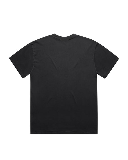 Black Topograph Logo Tee