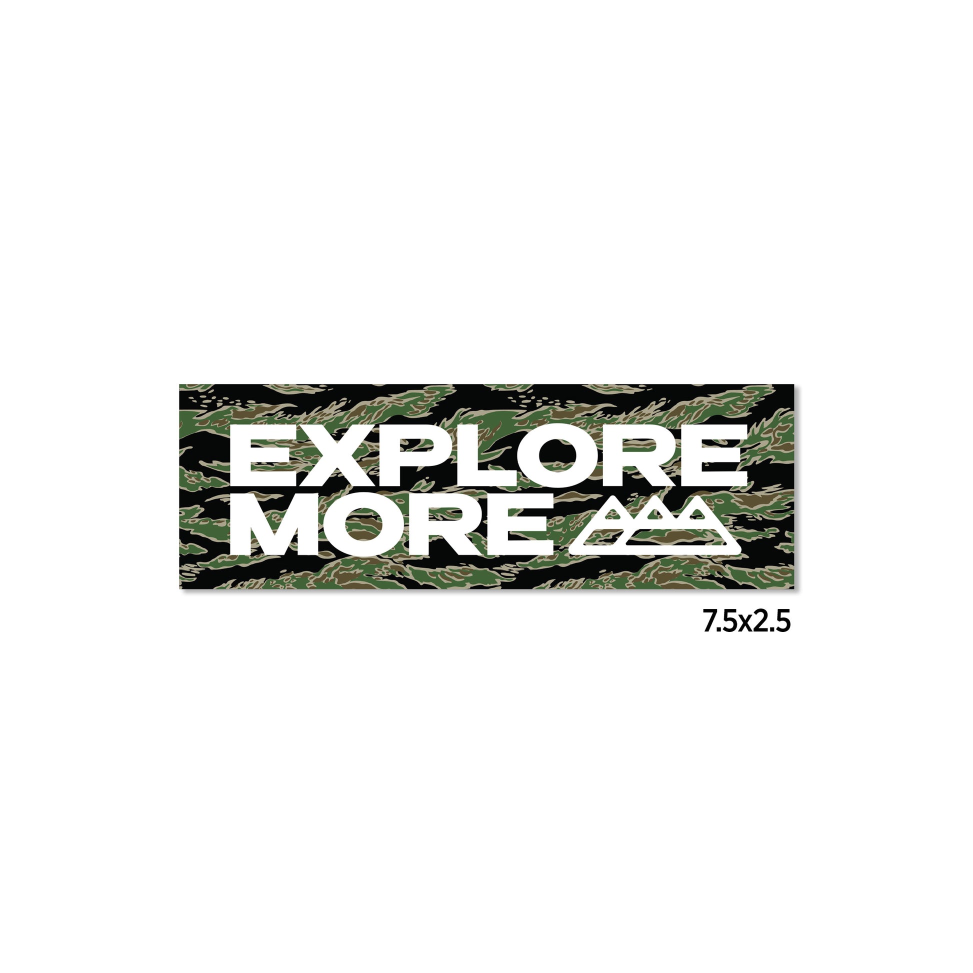 Explore More - Bumper Sticker - Camo