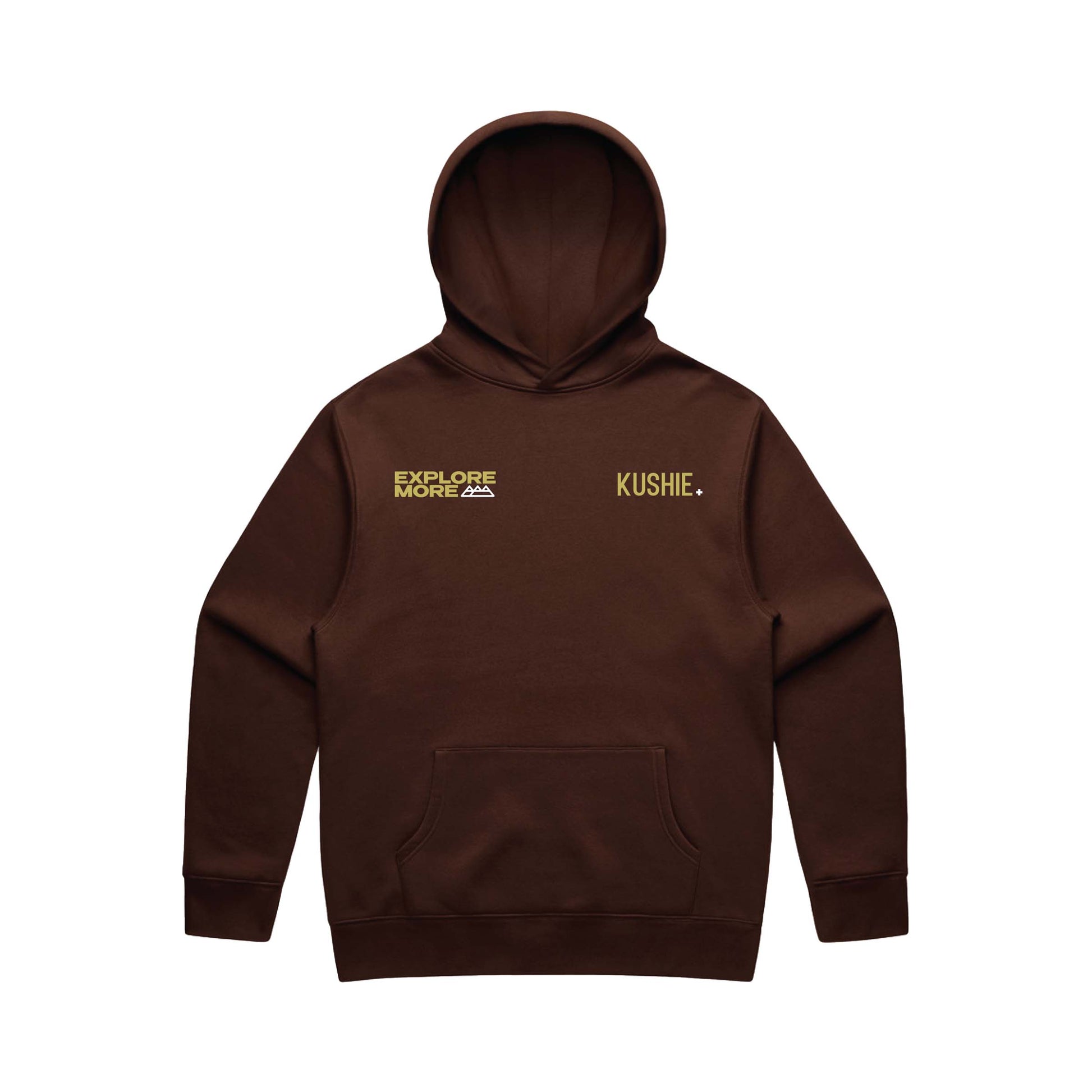 Explore More x Kushie - Hoodie - Brown