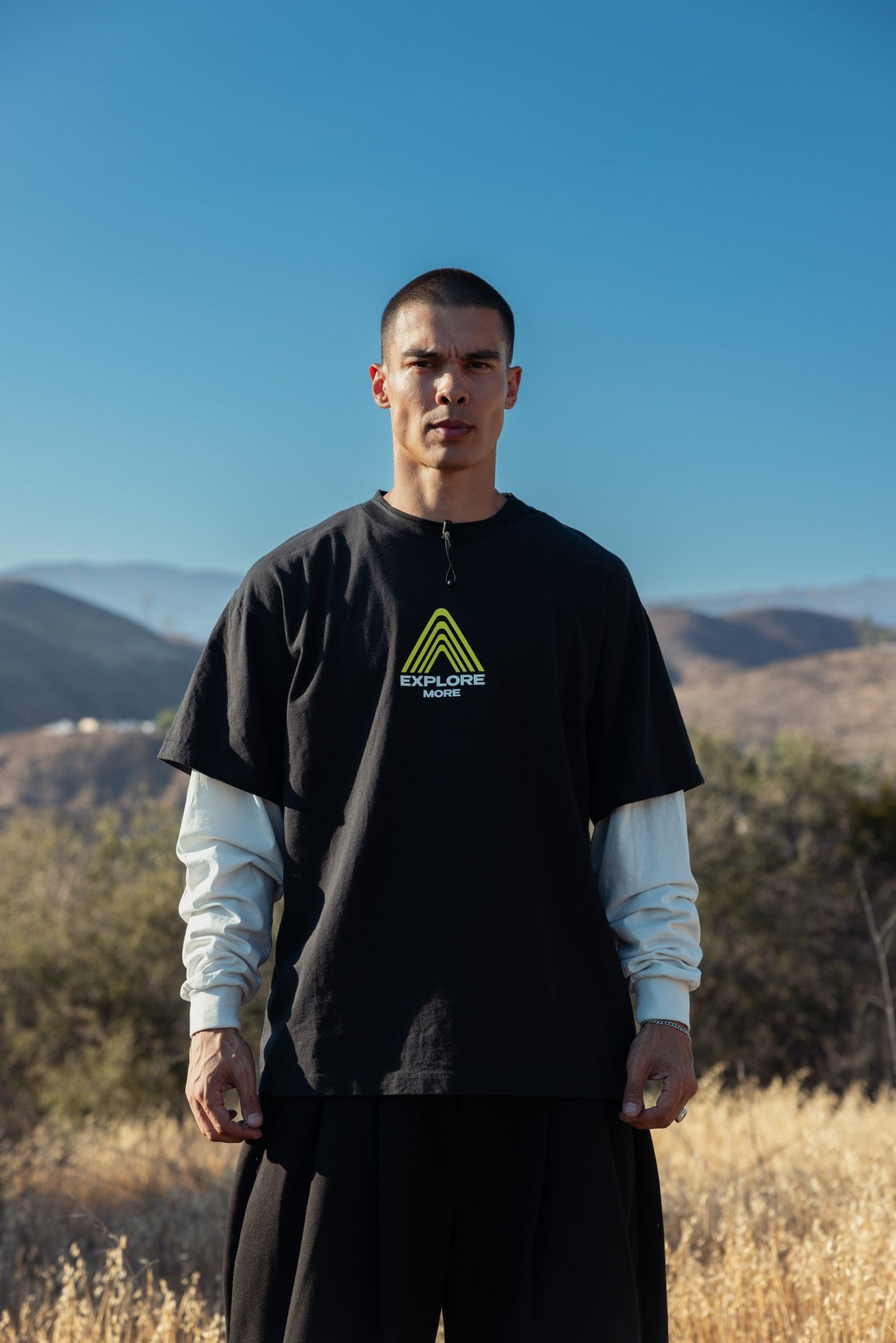 Vintage Black/White Long Sleeve