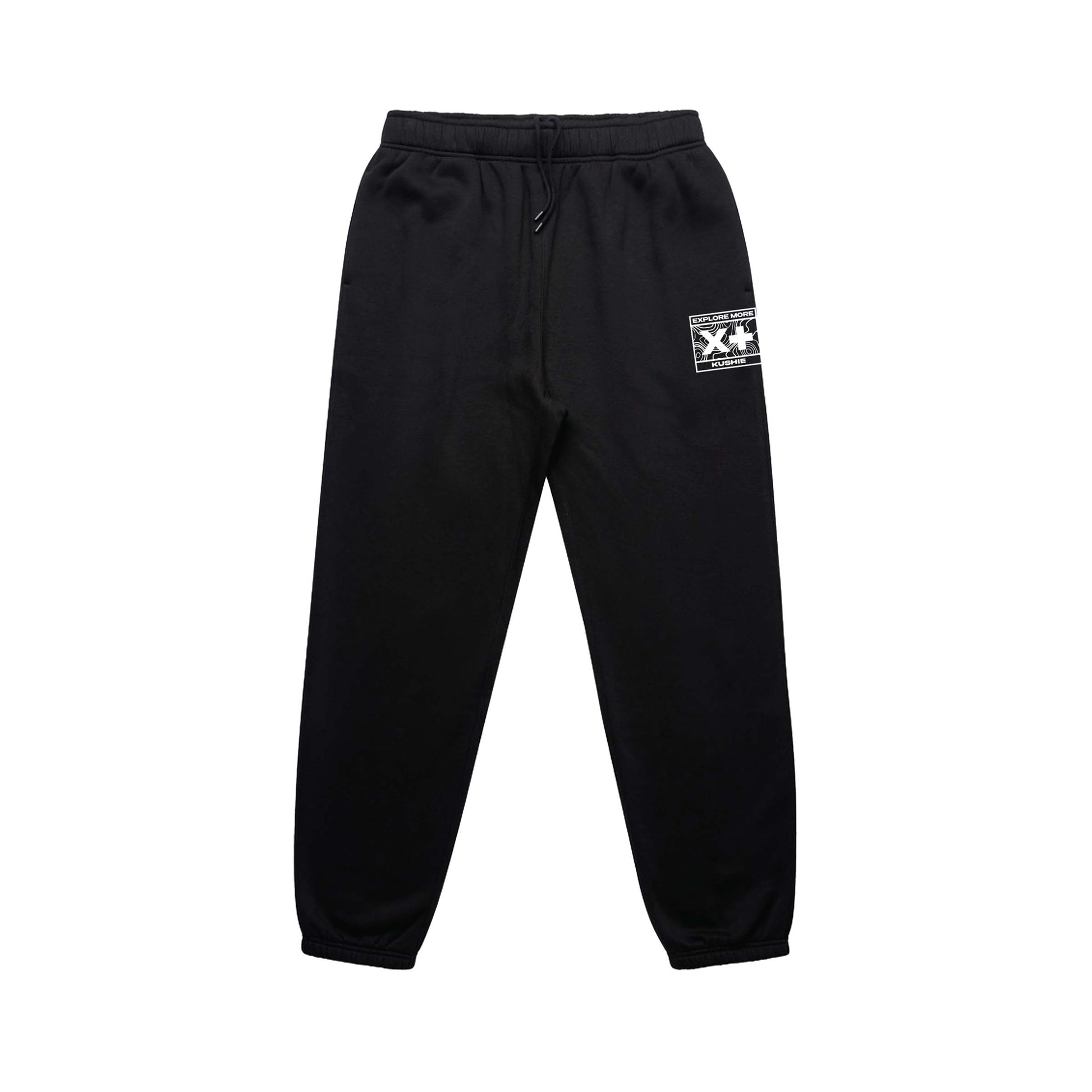 Explore More x Kushie - Joggers - Black